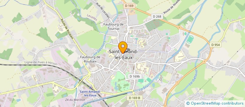 localisation de l'entreprise MONSIEUR CONSTANT DESMETTRE à ST AMAND-LES-EAUX
