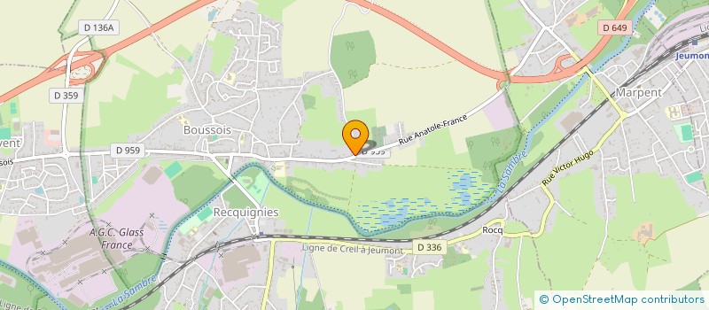 localisation de l'entreprise MONSIEUR CONSTANT DETHIER  BOUSSOIS