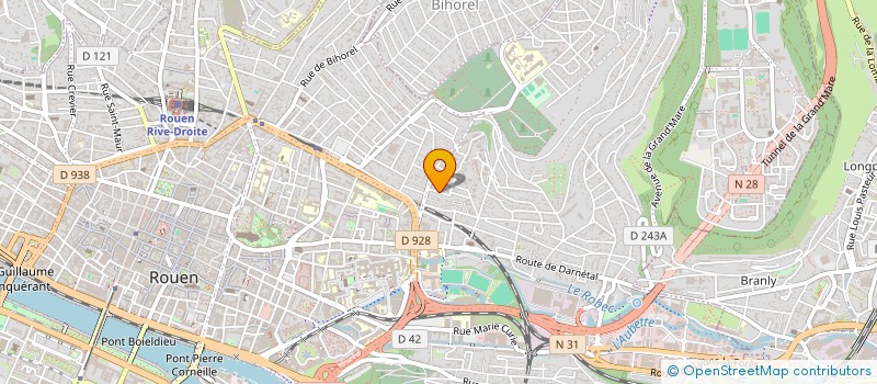 localisation de l'entreprise MONSIEUR CONSTANT DONNE  ROUEN