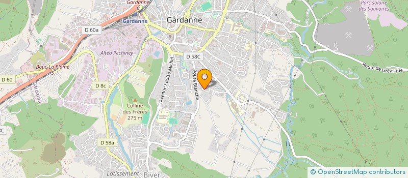 localisation de l'entreprise MONSIEUR CONSTANT GARNERO à GARDANNE