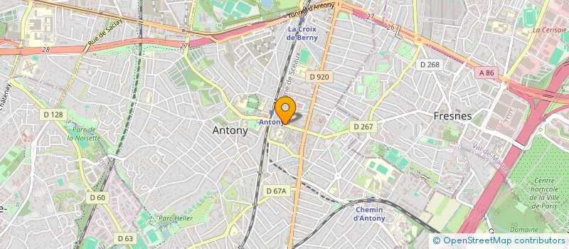 localisation de l'entreprise MONSIEUR CONSTANT GLAH à ANTONY