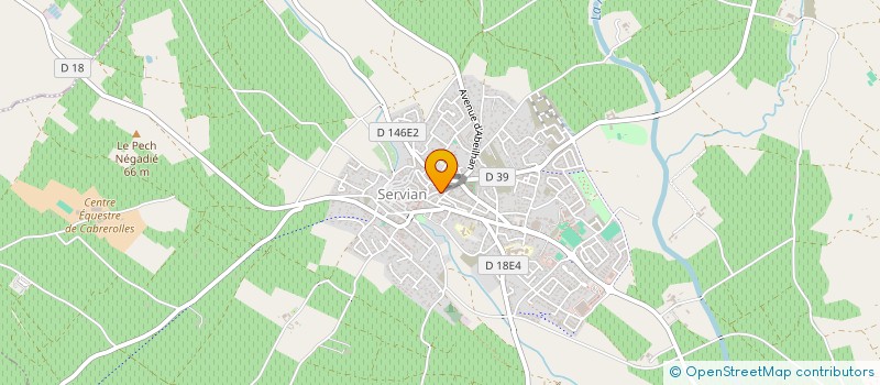 localisation de l'entreprise MONSIEUR CONSTANT GRES à SERVIAN
