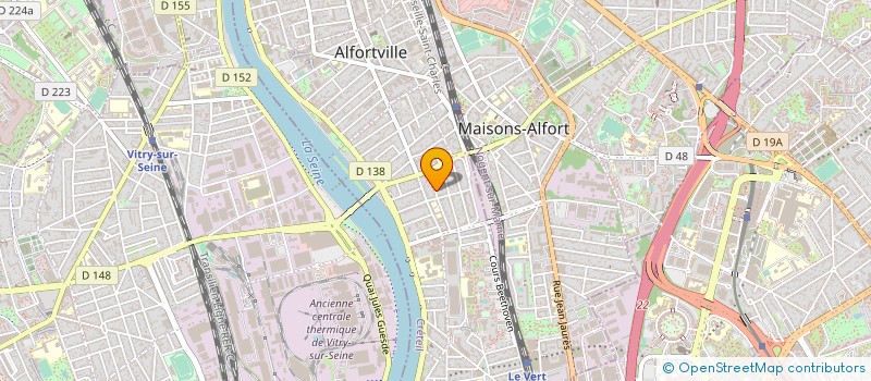 localisation de l'entreprise MONSIEUR CONSTANT HOUSSOU  ALFORTVILLE