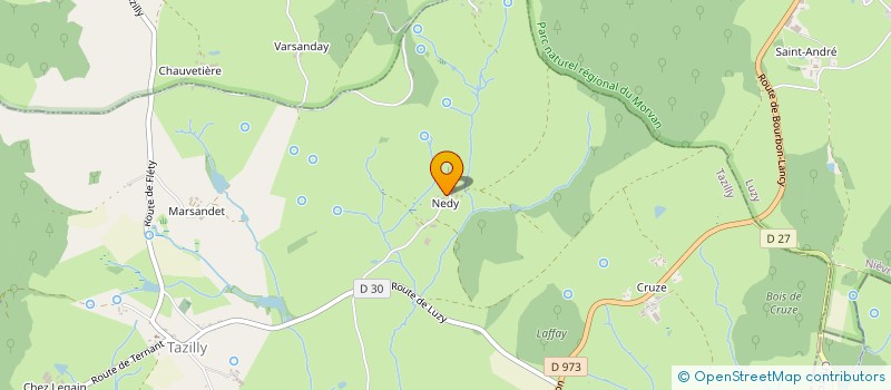 localisation de l'entreprise MONSIEUR CONSTANT LAGARDE  TAZILLY