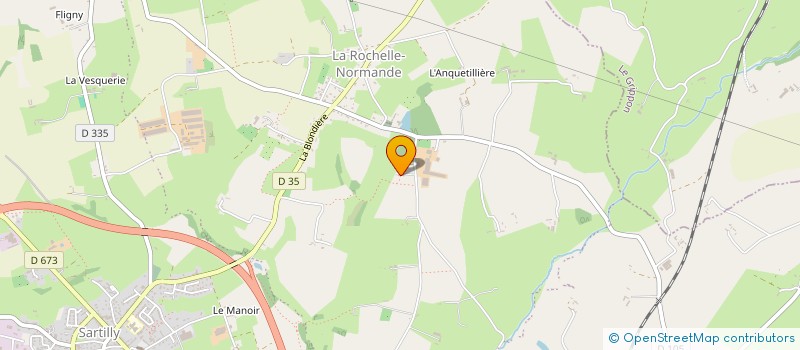localisation de l'entreprise MONSIEUR CONSTANT LEGRAND à SARTILLY-BAIE-BOCAGE
