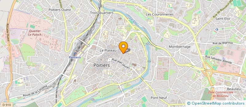 localisation de l'entreprise MONSIEUR CONSTANT MAISON à POITIERS