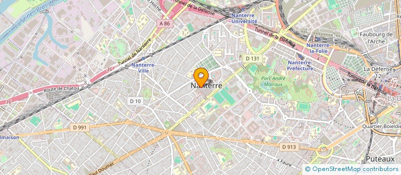localisation de l'entreprise MONSIEUR CONSTANT MICHELET à NANTERRE