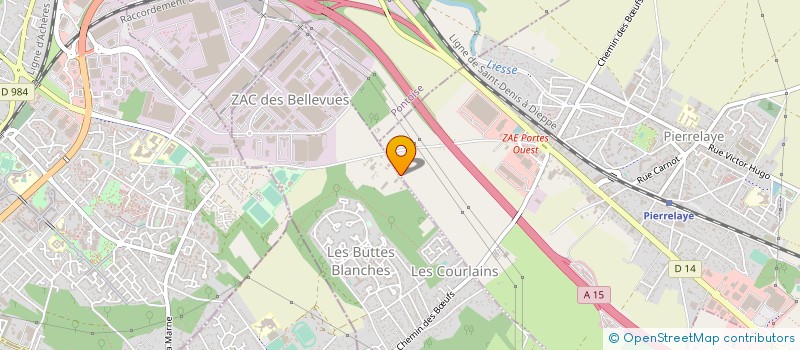 localisation de l'entreprise MONSIEUR CONSTANT MICHELET à PIERRELAYE