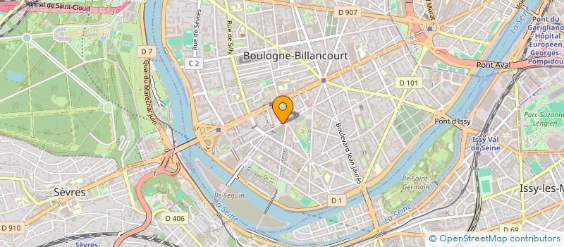 localisation de l'entreprise MONSIEUR CONSTANT MOUMDJIAN à BOULOGNE-BILLANCOURT