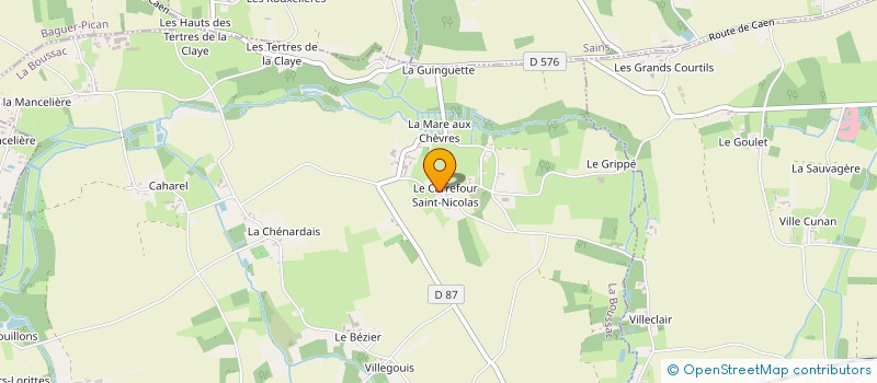 localisation de l'entreprise MONSIEUR CONSTANT NICOLLE  LA BOUSSAC