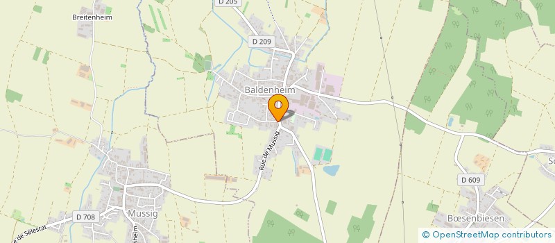 localisation de l'entreprise MONSIEUR CONSTANT PLESSIS  BALDENHEIM