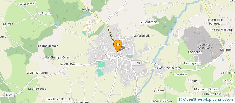 localisation de l'entreprise MONSIEUR CONSTANT RAMEL  QUESSOY