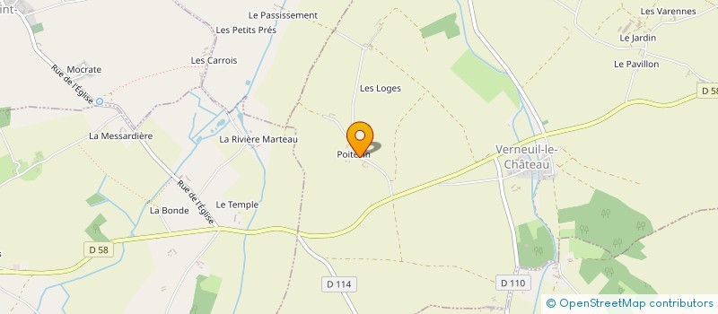 localisation de l'entreprise MONSIEUR CONSTANT RAUTE  VERNEUIL-LE-CHATEAU