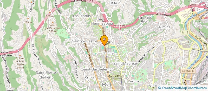 localisation de l'entreprise MONSIEUR CONSTANT RAZAFINDRAMIARY à NICE