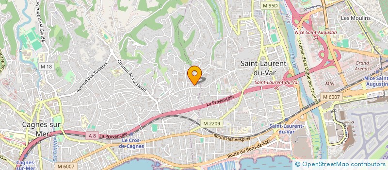 localisation de l'entreprise MONSIEUR CONSTANT REGINA à CAGNES-SUR-MER