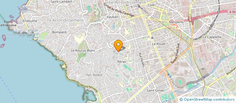 localisation de l'entreprise MONSIEUR CONSTANT RYO à MARSEILLE 8EME