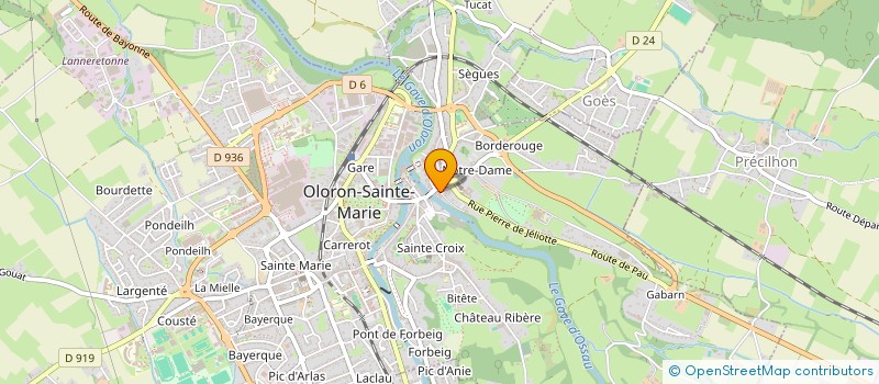 localisation de l'entreprise MONSIEUR CONSTANT SANCHETTE à OLORON-SAINTE-MARIE