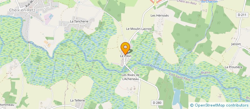 localisation de l'entreprise MONSIEUR CONSTANT SORIN  CHEIX-EN-RETZ