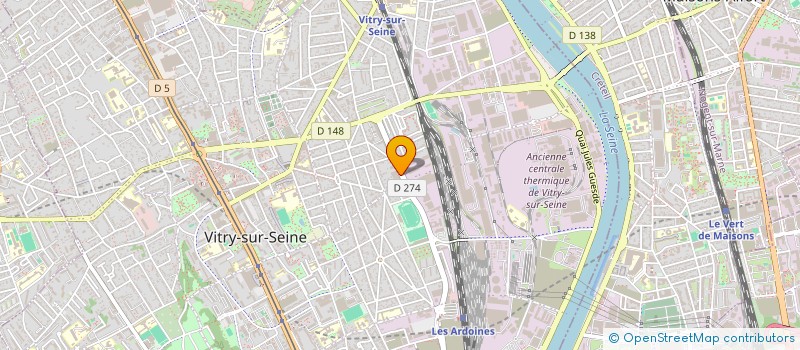 localisation de l'entreprise MONSIEUR CONSTANT TANO  VITRY-SUR-SEINE