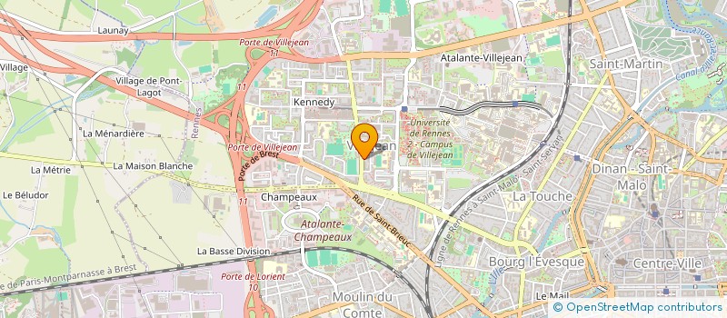 localisation de l'entreprise MONSIEUR CONSTANT THEBAULT  RENNES