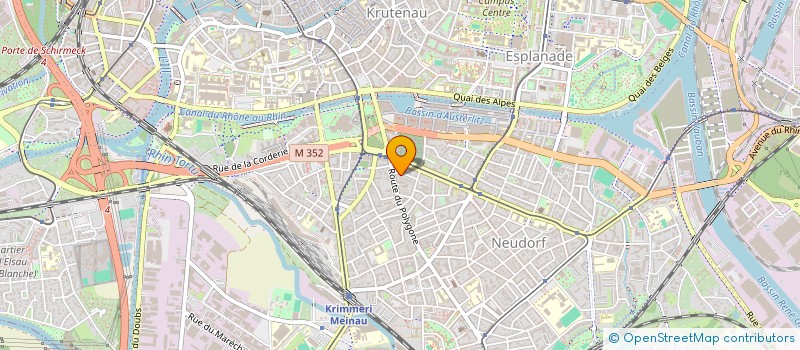 localisation de l'entreprise MONSIEUR CONSTANT WALTZ  STRASBOURG