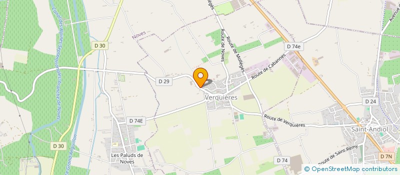 localisation de l'entreprise MONSIEUR CONSTANTIN ALIN DRUG  VERQUIERES