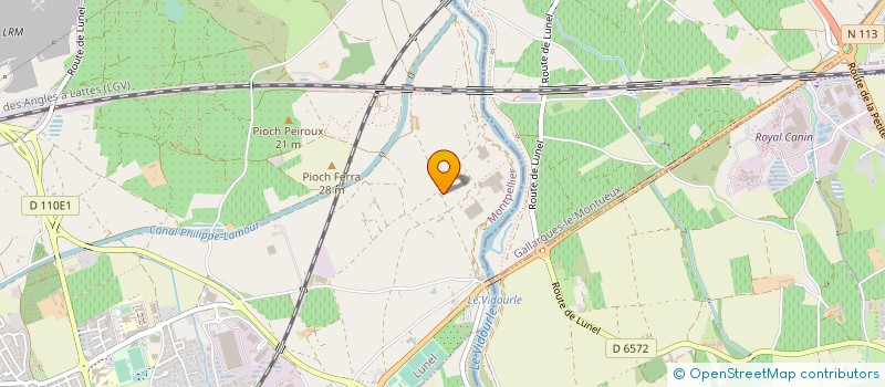 localisation de l'entreprise MONSIEUR CONSTANTIN AMADOR  LUNEL