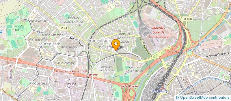 localisation de l'entreprise MONSIEUR CONSTANTIN ANGHEL à STRASBOURG