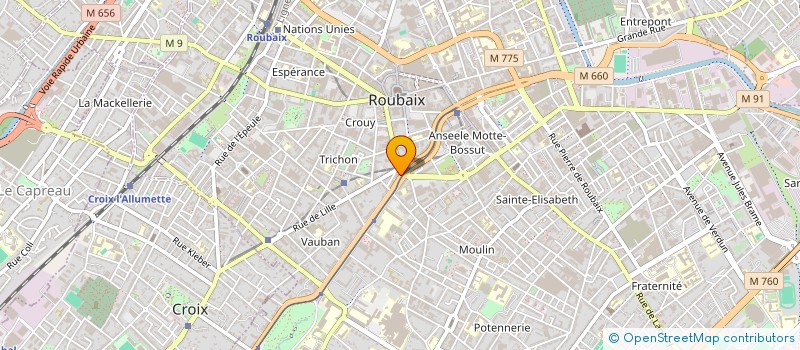 localisation de l'entreprise MONSIEUR CONSTANTIN APETREA  ROUBAIX