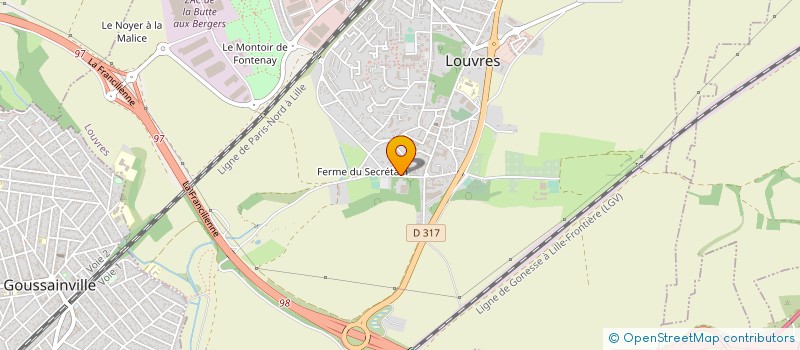 localisation de l'entreprise MONSIEUR CONSTANTIN BABA  LOUVRES