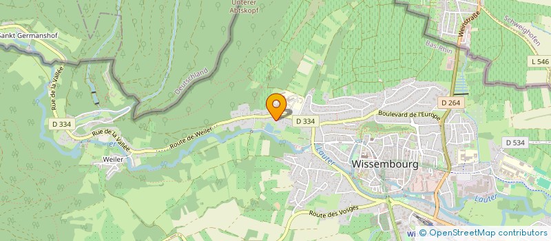 localisation de l'entreprise MONSIEUR CONSTANTIN BALASOIU  WISSEMBOURG