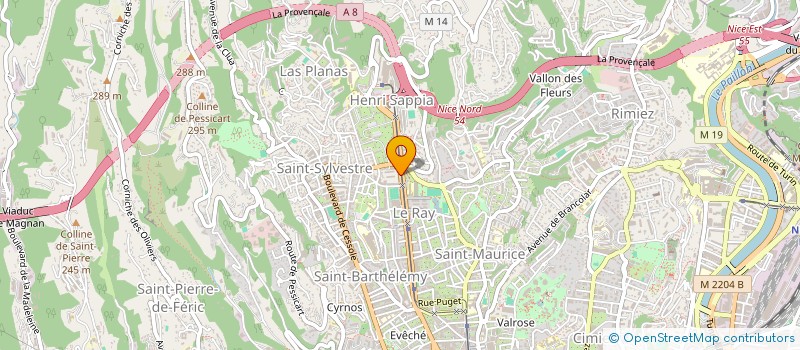 localisation de l'entreprise MONSIEUR CONSTANTIN BARCAN  NICE