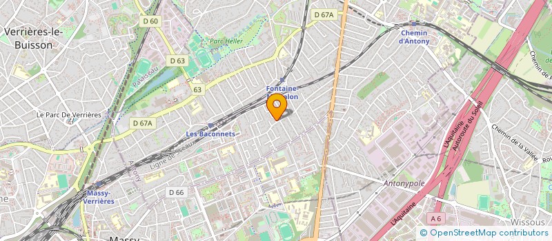 localisation de l'entreprise MONSIEUR CONSTANTIN BAZIUC  ANTONY