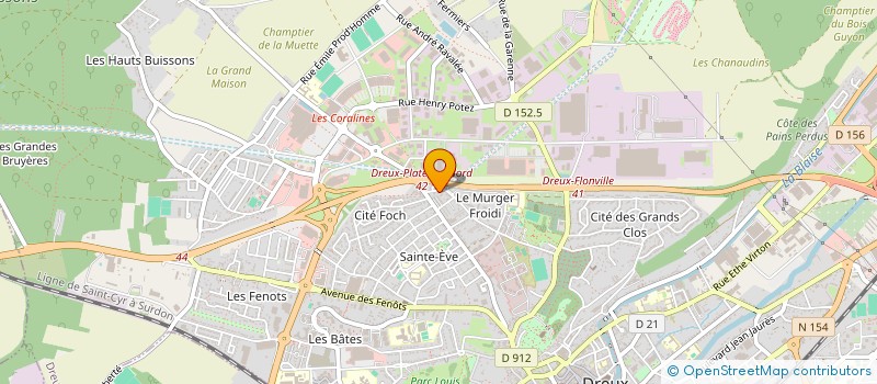localisation de l'entreprise MONSIEUR CONSTANTIN BIVOL à DREUX