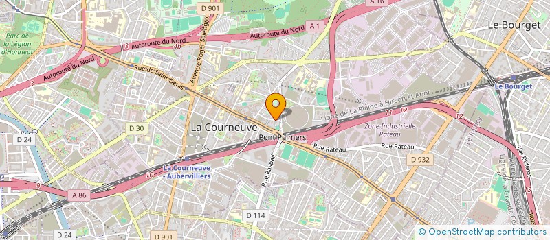localisation de l'entreprise MONSIEUR CONSTANTIN-BOGDAN LIPSA à LA COURNEUVE