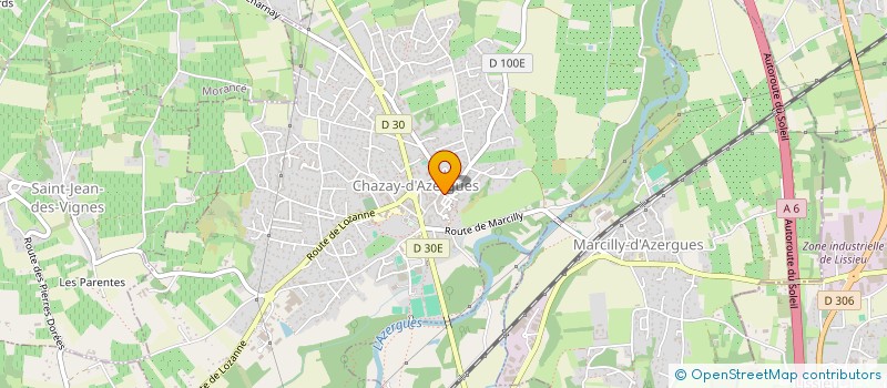 localisation de l'entreprise MONSIEUR CONSTANTIN CACIU à CHAZAY-D'AZERGUES