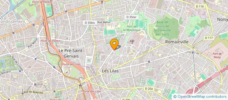 localisation de l'entreprise MONSIEUR CONSTANTIN CAZAN à LES LILAS