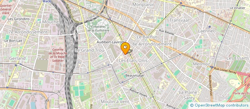 localisation de l'entreprise MONSIEUR CONSTANTIN CHIRCA  LYON