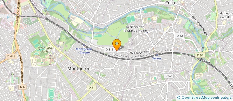 localisation de l'entreprise MONSIEUR CONSTANTIN CIOBANU  MONTGERON