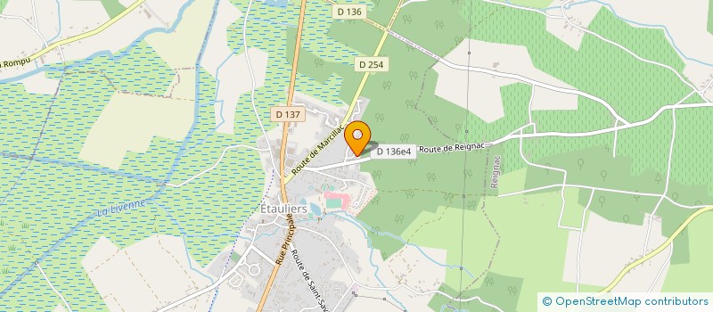 localisation de l'entreprise MONSIEUR CONSTANTIN COSTEA  ETAULIERS