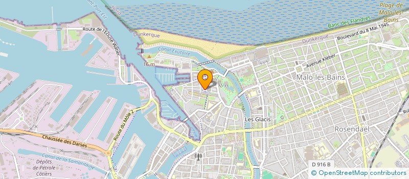 localisation de l'entreprise MONSIEUR CONSTANTIN COUDEVILLE  DUNKERQUE