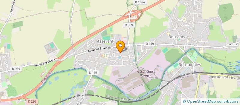 localisation de l'entreprise MONSIEUR CONSTANTIN CRETINOIR  ASSEVENT