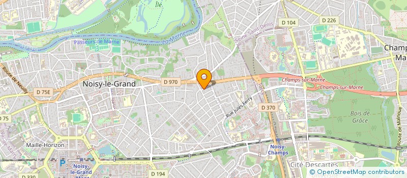 localisation de l'entreprise MONSIEUR CONSTANTIN CUJBA  NOISY-LE-GRAND