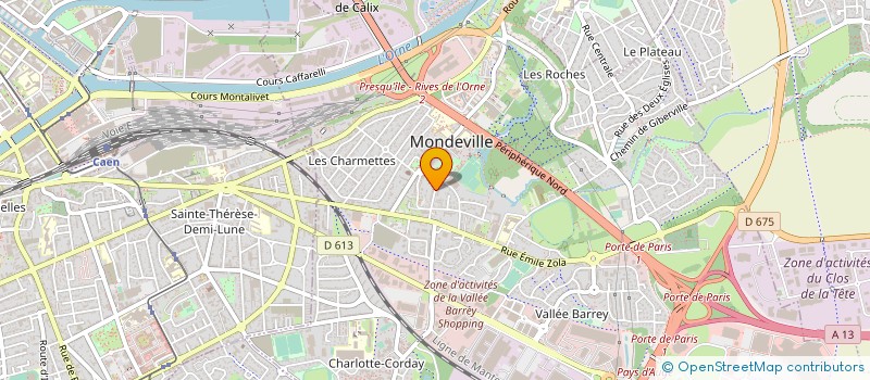 localisation de l'entreprise MONSIEUR CONSTANTIN-DANIEL BIRSAN  MONDEVILLE