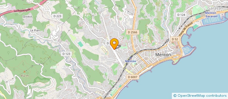 localisation de l'entreprise MONSIEUR CONSTANTIN DERVIS  MENTON