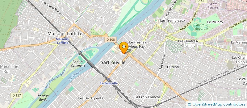 localisation de l'entreprise MONSIEUR CONSTANTIN DIACON à SARTROUVILLE