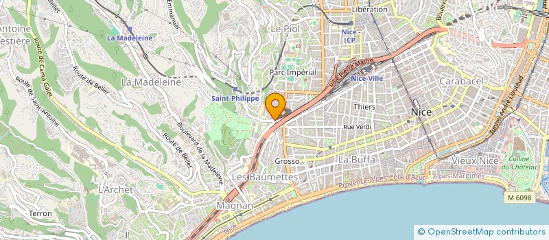 localisation de l'entreprise MONSIEUR CONSTANTIN DRAICA  NICE