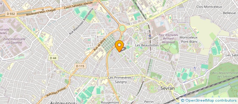 localisation de l'entreprise MONSIEUR CONSTANTIN DREZALIU à SEVRAN