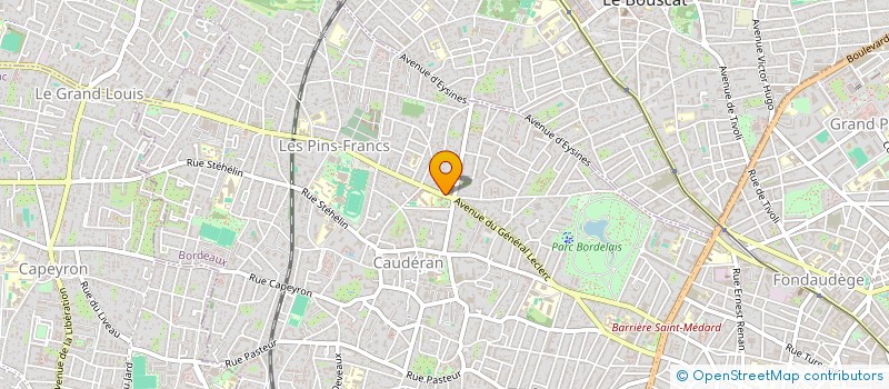 localisation de l'entreprise MONSIEUR CONSTANTIN DUFOUR  BORDEAUX