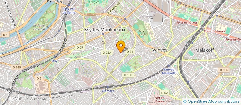 localisation de l'entreprise MONSIEUR CONSTANTIN DUPUY à ISSY-LES-MOULINEAUX